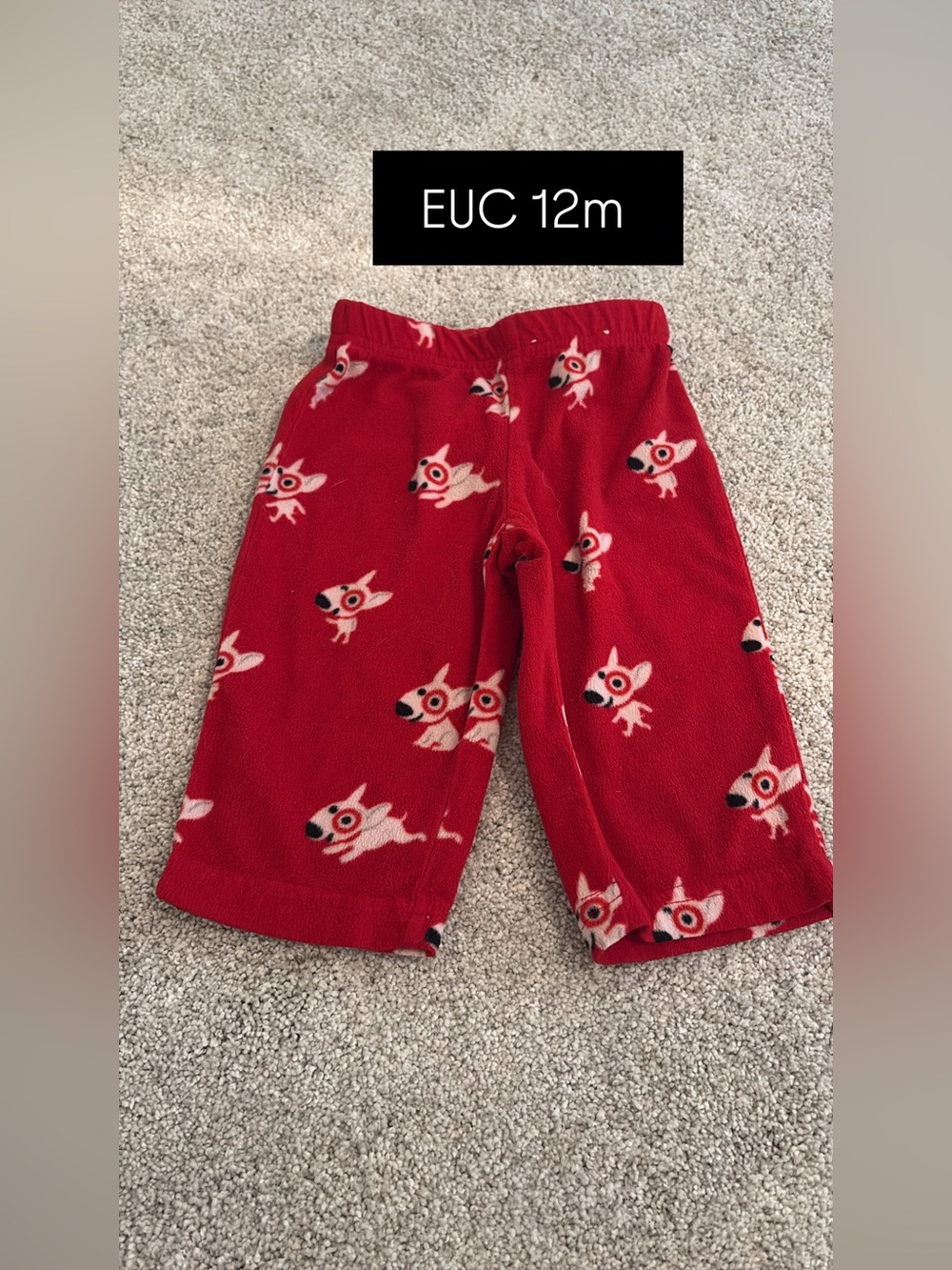 Fleece target pants